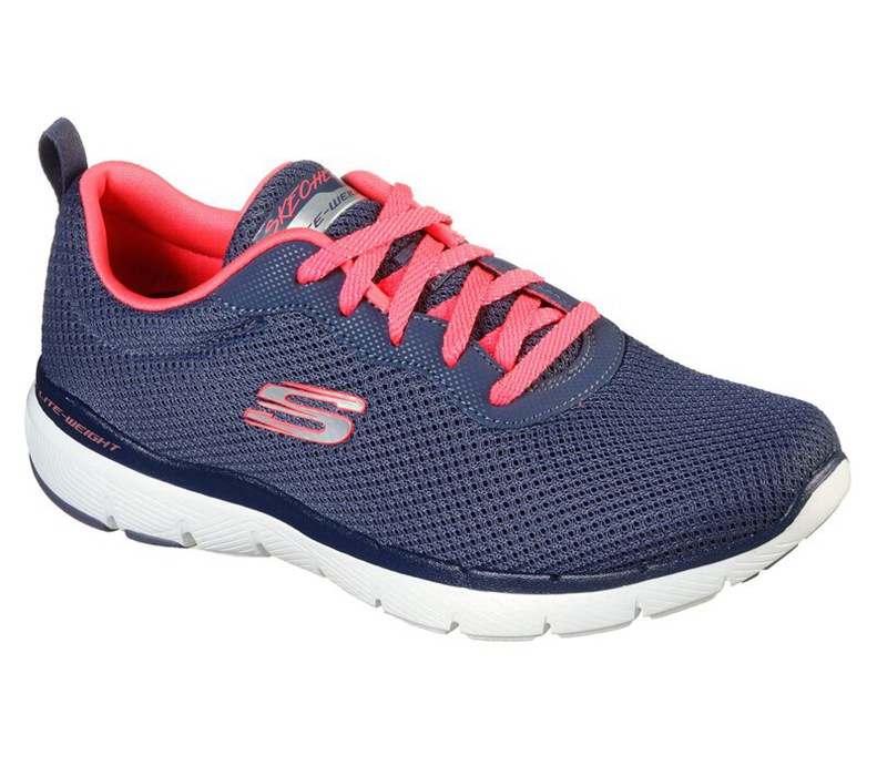 Skechers Dam Rosa Snörskor - Flex Appeal 3.0 - First Insight - Sverige (KTVCB-4768)